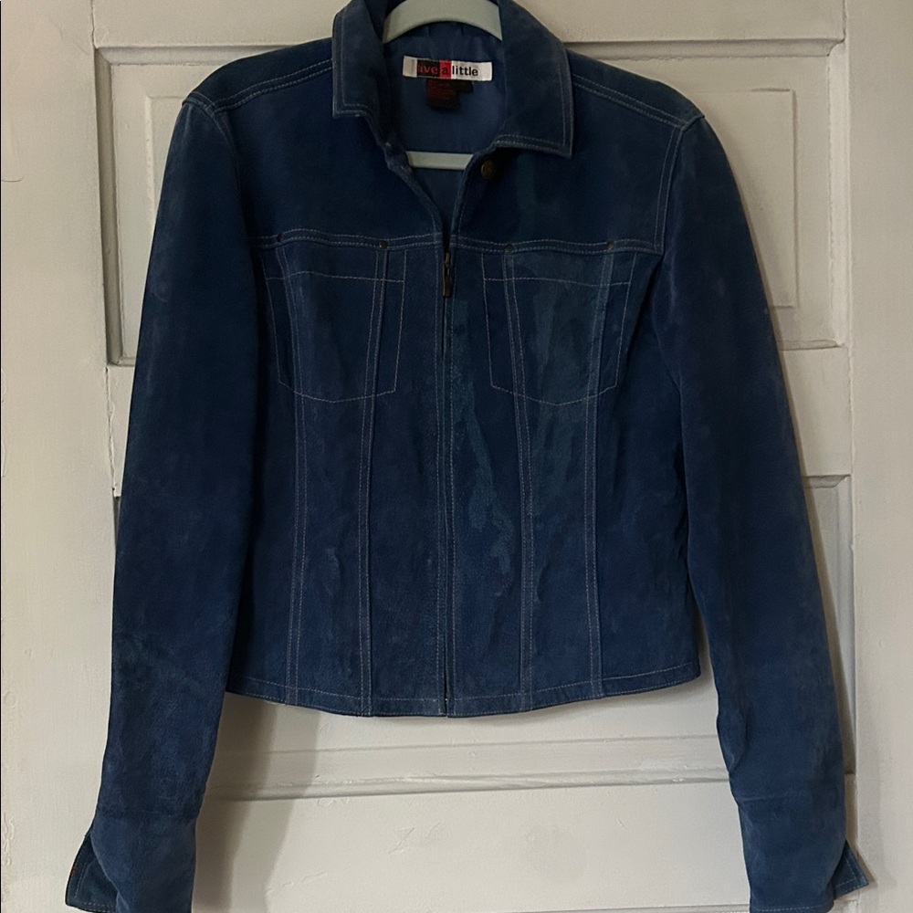 Blue Suede Jacket